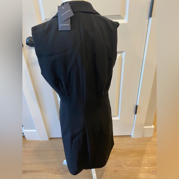 Club Monaco Black Sleeveless Mini Dress - Picture 9 of 10
